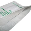 Wholesale recyclable pp woven bag used pp woven bag 50kg pp woven white bag for cement flour rice fertilize food feed