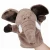 Import wholesale soft animal high quality hand puppets plush elephant puppet kids toy from China