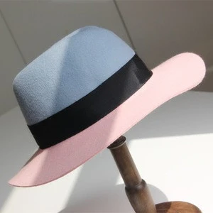 Wholesale Solid Plain Ladies Felt Hat