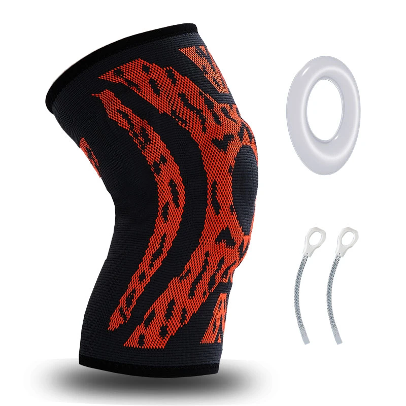 Wholesale Sports Knee Brace Healthy Care Adjustable Silicone Knee Support