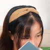 Wholesale Women Fashion Face Wash Cross Elastic Hair Band Girls Solid color Headband Hair Accessories