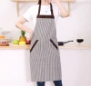 Wholesale women men waitress barista apron custom cotton chef aprons cooking kitchen apron