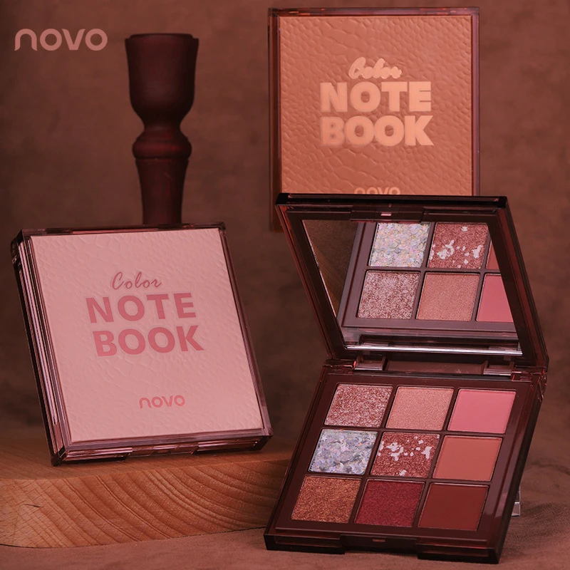 Wholse Hot Style Makeup 9 Color Notebook Eye Shadow Palette