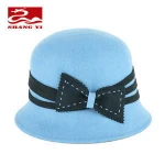 winter hats for girls felt hats cloche blue bowler formal hat