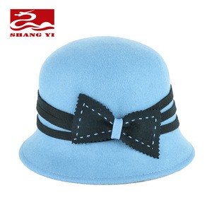 winter hats for girls felt hats cloche blue bowler formal hat