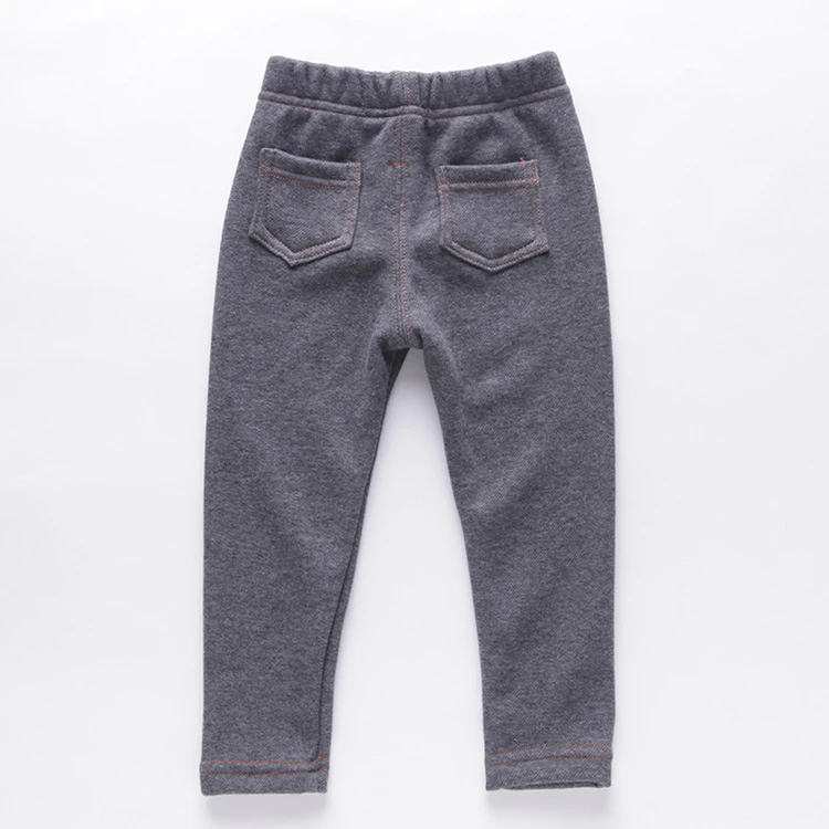 Winter Wholesale Girl Kids Pants Casual Elastic Waist Boy Childrens Jeans