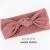 Import Women Headband Wide Headband Winter Warm Knitted Hair Bands Solid Color Cross Knot Hairbands Girls Hair Accessories from China