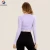 Import Women Long Sleeve  Crop Top Sports Wear Fitness apparel  Gym Clothing tank top tee from China