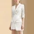 Import Women Winter Two-piece Suit Lapel Office Blazer Formal Business Irregular Mini Skirt Suit from China