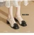 Import Womens Elegant French Chunky Heel Sandals Closed-Toe High-Top Slippers Platform Summer Travel & Evening Style Trendy for Spring from China