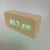Import Wooden led digital alarm clock Voice Control USB Charge Time Date Temperature from China