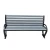 Import wpc bench stainless steel chair metal cast iron garden bench from China