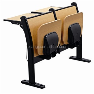 XJ-K10 folding wooden school chairs and desks made in China