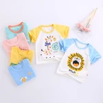 Yilitu100% Cotton Baby Clothes Toddler Clothes Boys And Girls Clothes Sets Short Sleeves Clothing