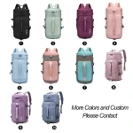 YM Wholesale Free Sample Custom Large Capacity Backpack Sport Gym Bag Women Men Gym Fitness Duffle Duffel Travel Bag Duffle Bag