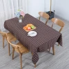 YRYIE China Wholesale Decorative Custom Rectangle Cotton Linen Tablecloth
