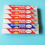 Yuantou factory custom-made aluminum foil roll tin foil parchment silicone paper aluminum foil tableware