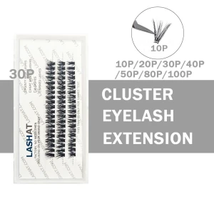 Lashestar Diy Individual Eyelash Extensions Private Label Cluster Lashes Segment Diy Lash Extension Kit
