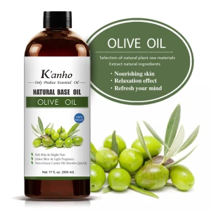 Kanho 100%  Pure Natural Plants Extracts Carrier Oil Base Oil with private label OEM/ODM Service Olive Oil