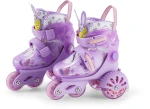 Flashing wheel skates