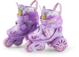 Flashing wheel skates