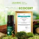 LalaHome Organic Foaming Feminine Wash with Green Tea 100ml Gentle Natural Intimate Cleanser