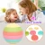 Import Desktop Kids Relief Anxiety Stress Puzzle Toys Push Bubble Silicone Sensory Jigsaw Rainbow Ball Fidget Puzzle from China
