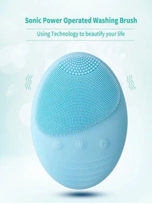 Wireless Charging Silicone Face Cleaner Brush Facial Cleansing Brush Cleanser