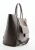 Import elegant dark brown quilted tote from Hong Kong