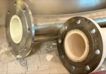 High wear resistant Ceramic lined pipe for mining, Metallury, Cement, power plant