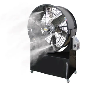 Floor type portable spray fan can be used both indoors and outdoors