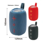TG699 Bluetooth Speaker Subwoofer RGB LED Ambient Light 15W Small Audio System Outdoor Portable with Handle Light