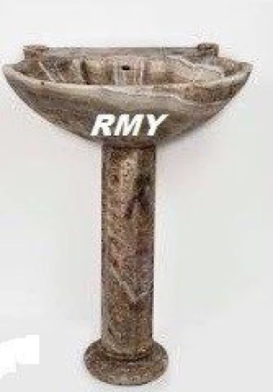 RMY Marble Pedestal Sinks