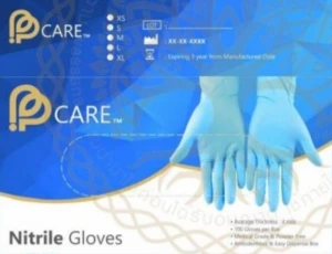 Powder Free Disposable Nitrile Gloves FDA 510K, CE, ASTM, ISO, SGS