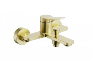 Bathtub Brushed Gold Faucet