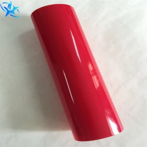 0.50mm 915*1830mm size pvc plastic sheet glossy red pvc sheet