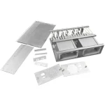Custom Stamped Sheet Metal Fabrication Parts - Aluminum/Steel Electronic Chassis with Powder Coating for Industrial Aut
