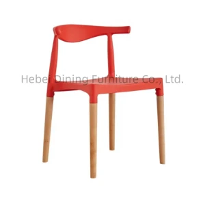 Nordic plastic dining chair New Design Stackable Nordic Plastic Dining Chair