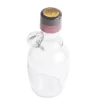 0.5L clear glass California Red wine bottle with handle