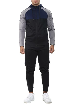 Men jogging suits wholesale pullover hoodies and skinny jogger sports tracksuit in all colors