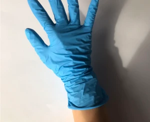 powder free Nitrile examination gloves