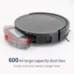 Alex Voice Controlled Sweeping Robot Vacuum Wi Fi Connection, Pet Hair, Carpet, Hard Floor, Automatic Charging