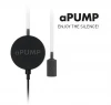 aPUMP — the most silent and the smallest aquarium air pump in the world. It is designed to supply water with oxygen.