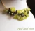 Import Lemon Jade Stone choker necklace with Earrings Set from Thailand