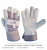 Import RG-4010 Blue Stripped Leather Working Gloves from Pakistan