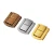 Import Die-cast plate buckle alloy lock box accessories from China