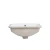 Import High Quality Modern Home White Rectangular Under Counter Ceramic Bathroom Sink Hand Wash Basin from China