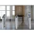 Import High security face recognition fingerprint access control swing turnstile barrier gate for parks schools from China