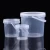 Import 1 litre /2l Food Grade Clear Plastic Bucket, 4 ltr /5 liter Transparent Food Pail With Lid from China