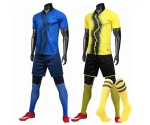 100% Polyester Latest Design Soccer Tracksuit Men Cheap Soccer Jersey Set Sport Wear Quick Dry Breathable Football Uniforms